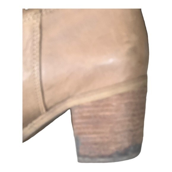 Crown Vintage Perforated Laser Cut Leather Ankle Boots Women's Size 9.5 Western - Picture 11 of 12